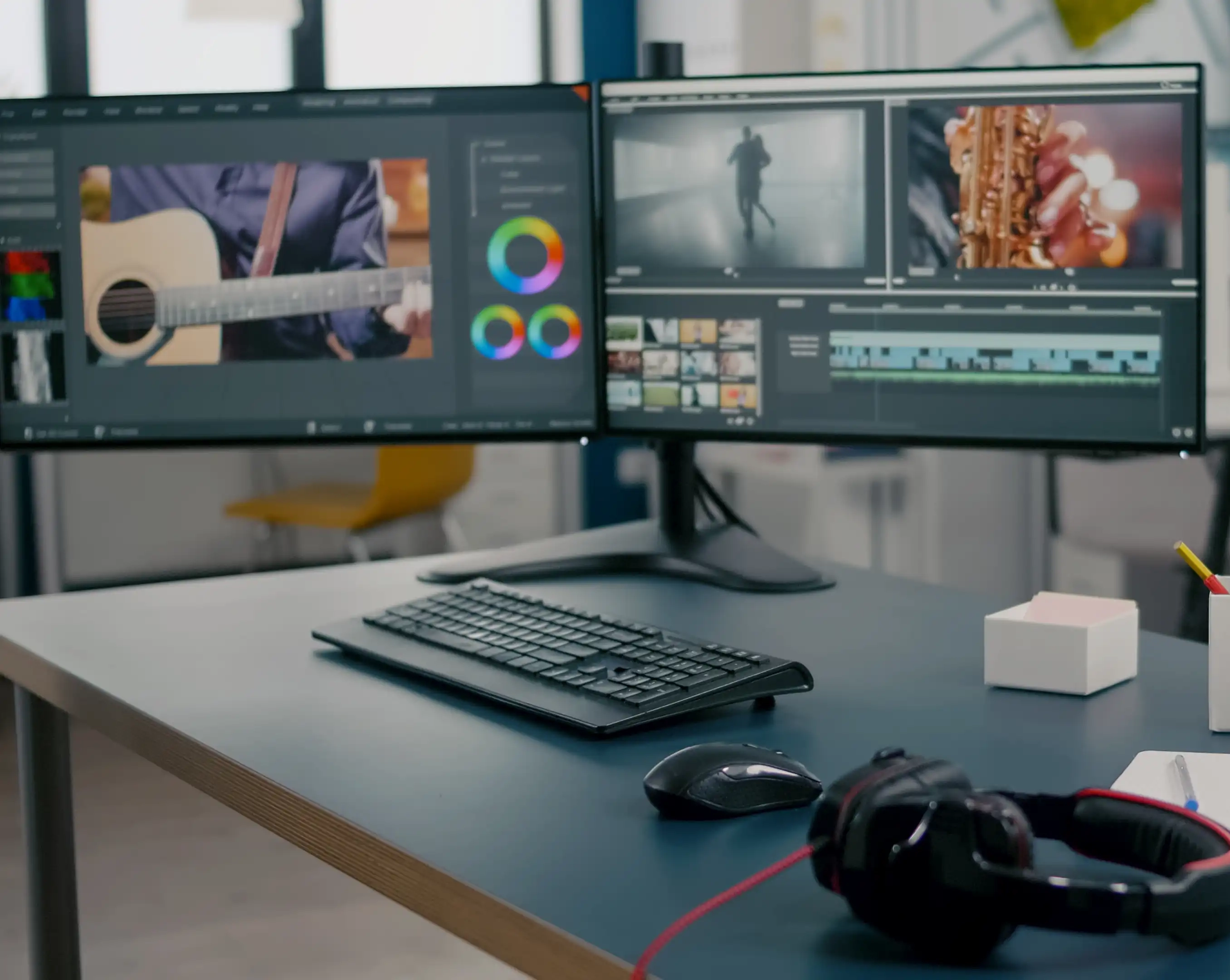 Brands editing workflow visual.